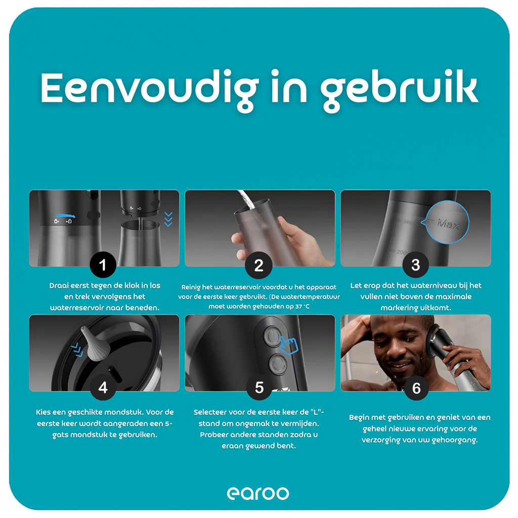 Earoo® Elektrische Oorsmeer Verwijderaar